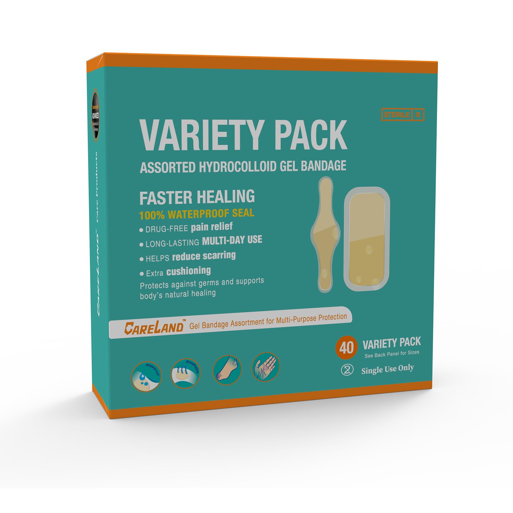 Amazon.com: Careland Hydrocolloid Bandages - Advanced Fast Healing